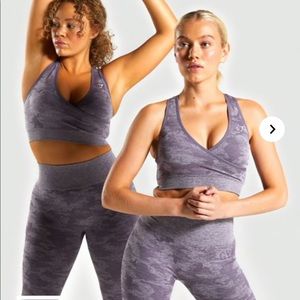Gymshark camo sports bra